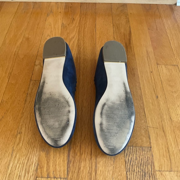 Talbots Navy Suede Ballet Flats - Picture 5 of 5
